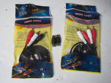 3.5mm AUX to 2 RCA Stereo Cable Y Splitter Audio Plug  PATCH CABEL  COUPLERS