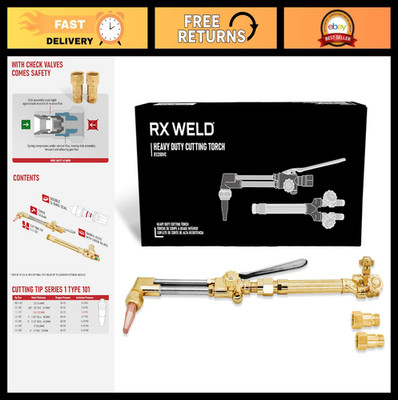 Heavy Duty Oxy Acetylene Torch Kit, V-Style with Cutting Tip & CA 2460 Attachmen