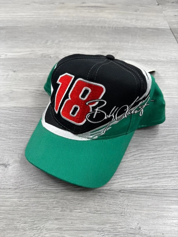 Gorra Nascar de colección Bobby Labonte #18 Chase Authentics baterías interestatales Foto 3 de 4