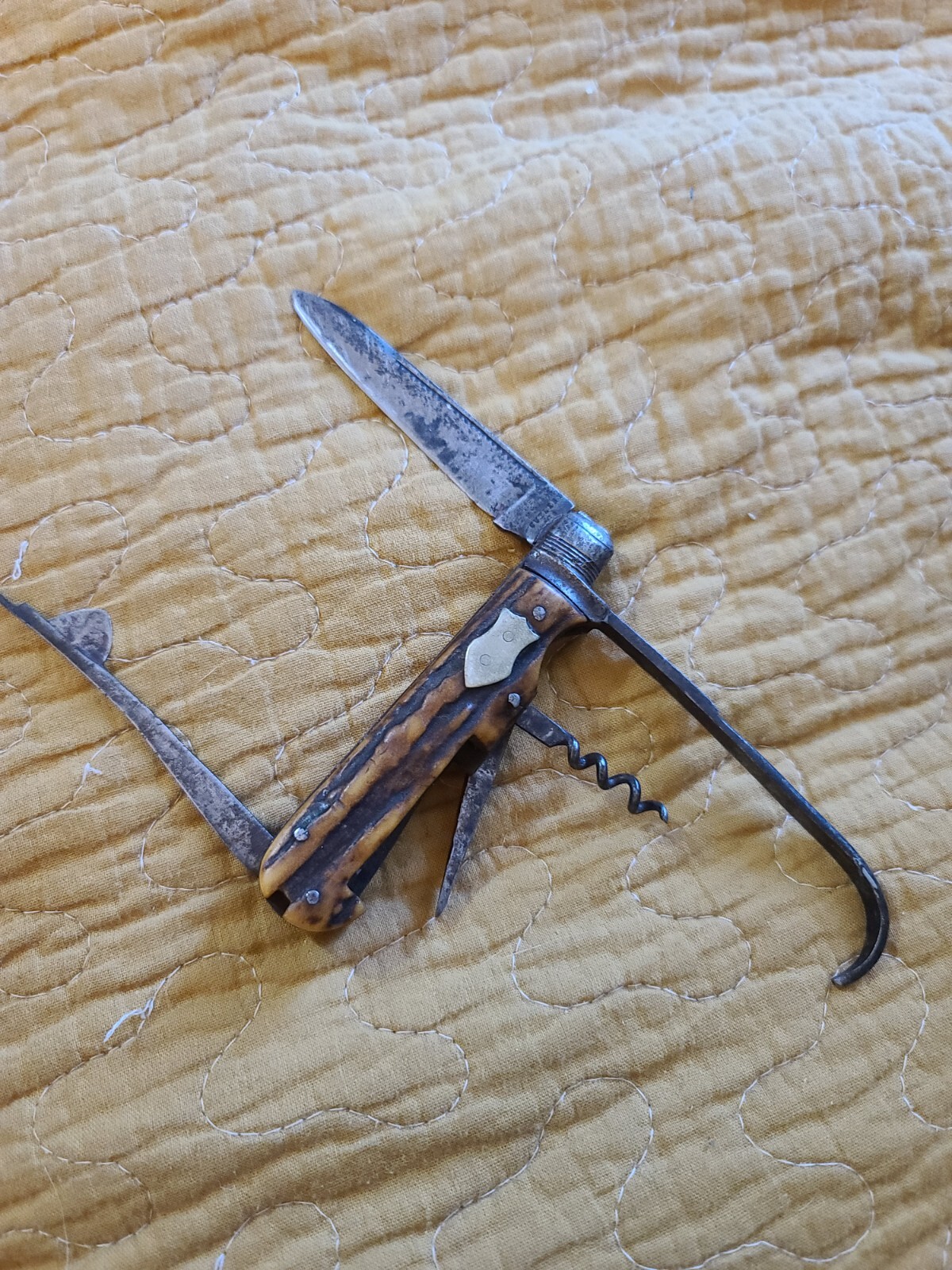 vintage mfrs union cutlery knife 1888 made in Chicago union cutlery