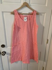 NWT Fresh Produce 100 Cotton Drape Dress With Pockets Peony XXL Made in the USA