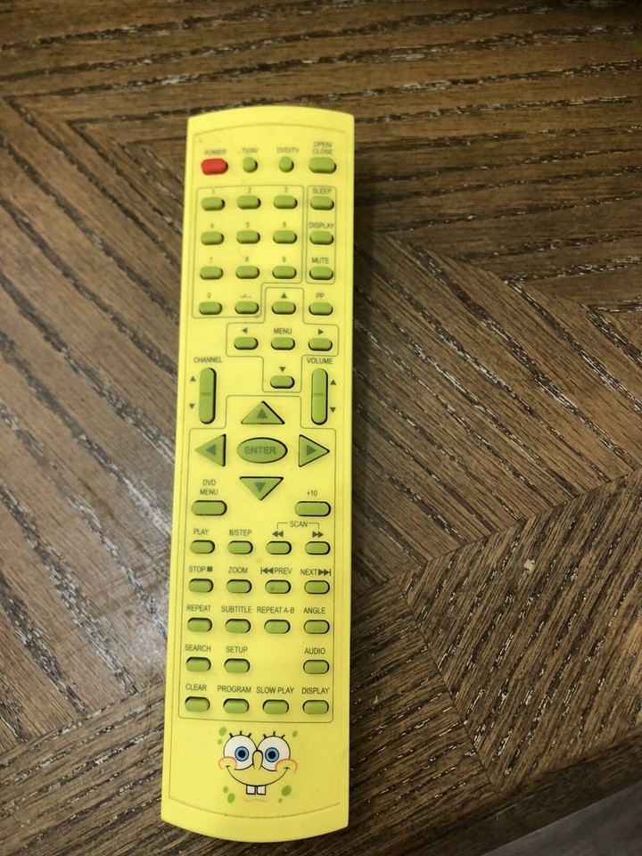 SpongeBob Tv CRT With Remote 13” Tested Working SB315 Emerson Turns On ...