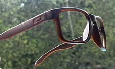 Custom Oakley HOLBROOK Matte Rootbeer Frame Only NO ICONS-Rivets 55mm Lens