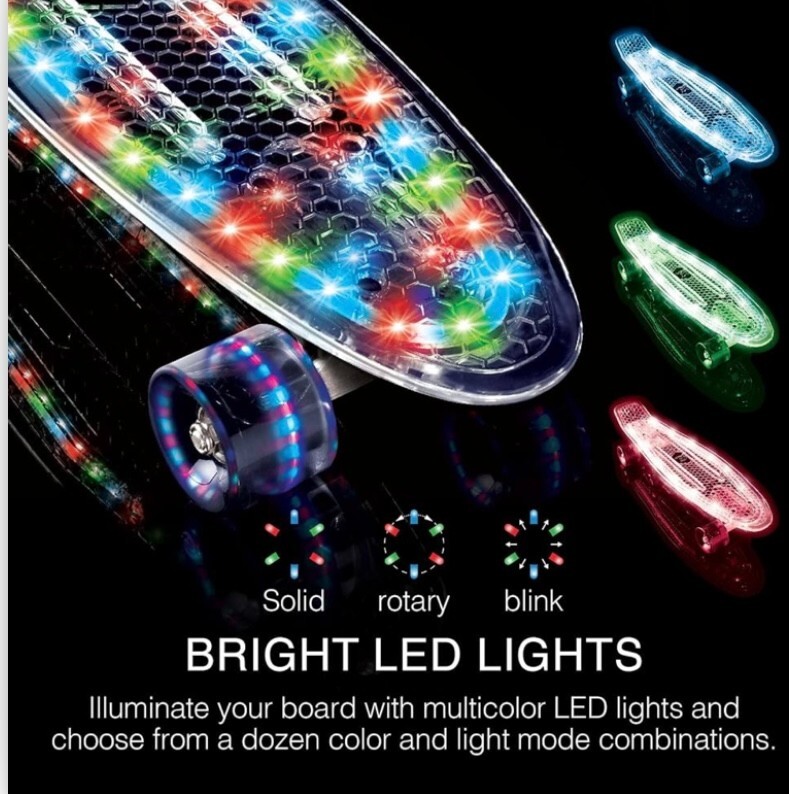 PHOTON LIGHT BOARDS LEDスケートボード LED付き LED Skateboards
