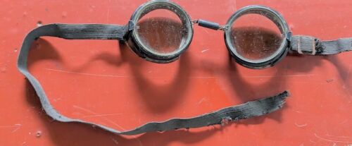 Vintage WILLSON Welding GOGGLES SAFETY GLASSES Steampunk Motorcycle Aviation