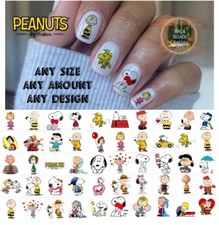 Peanuts Snoopy  Waterslide Nail Decals Set Of 50 Instructions And Bonus