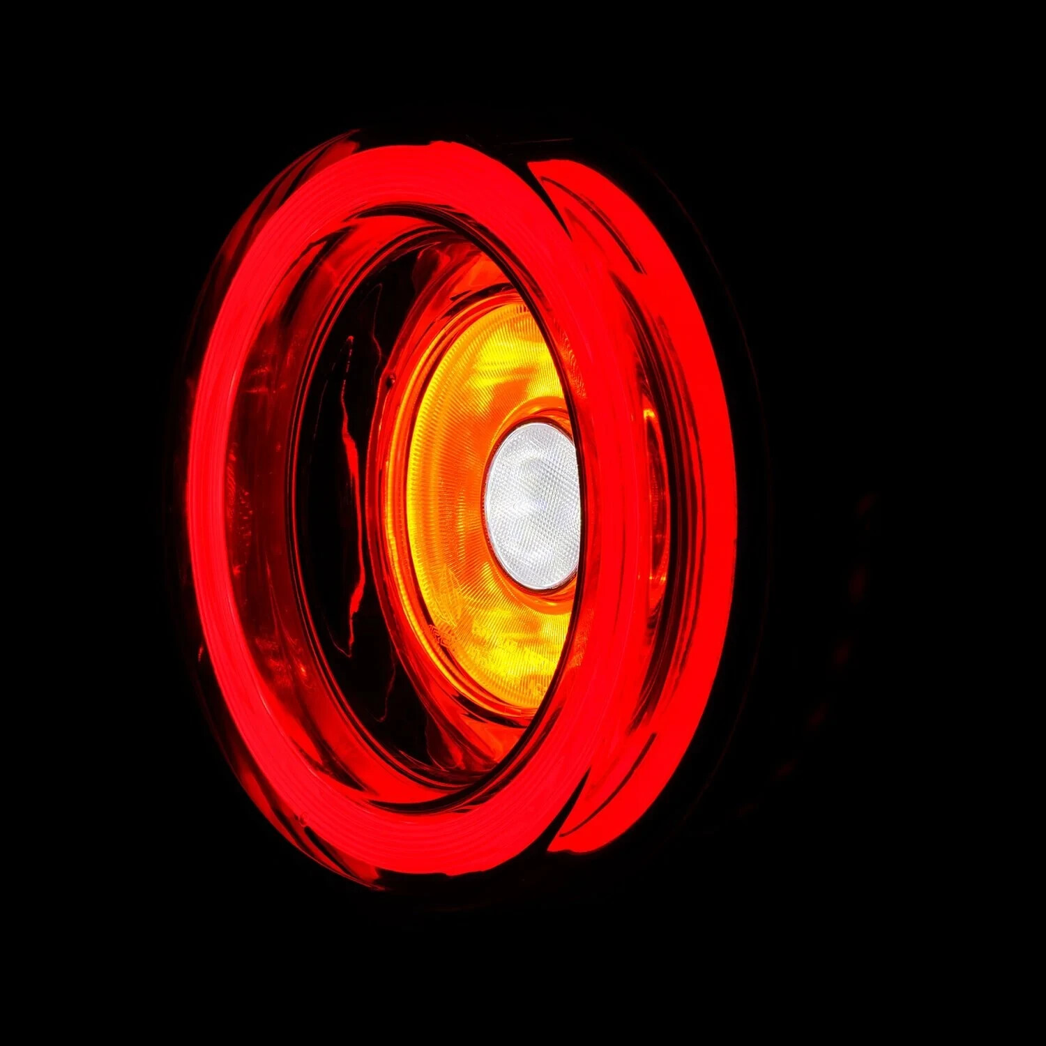 For 10-15 Ferrari 458 NOVA-Series Prismatic LED Tail Lights - Red Clear 668002