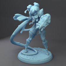 Jam, the Slime Fighter Fantasy Miniature DnD Tabletop RPGs Twin Goddess