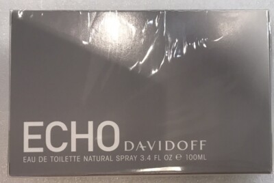 ECHO DAVIDOFF For Men 3.4 oz EDT Natural Spray With Sealed Box discontinued