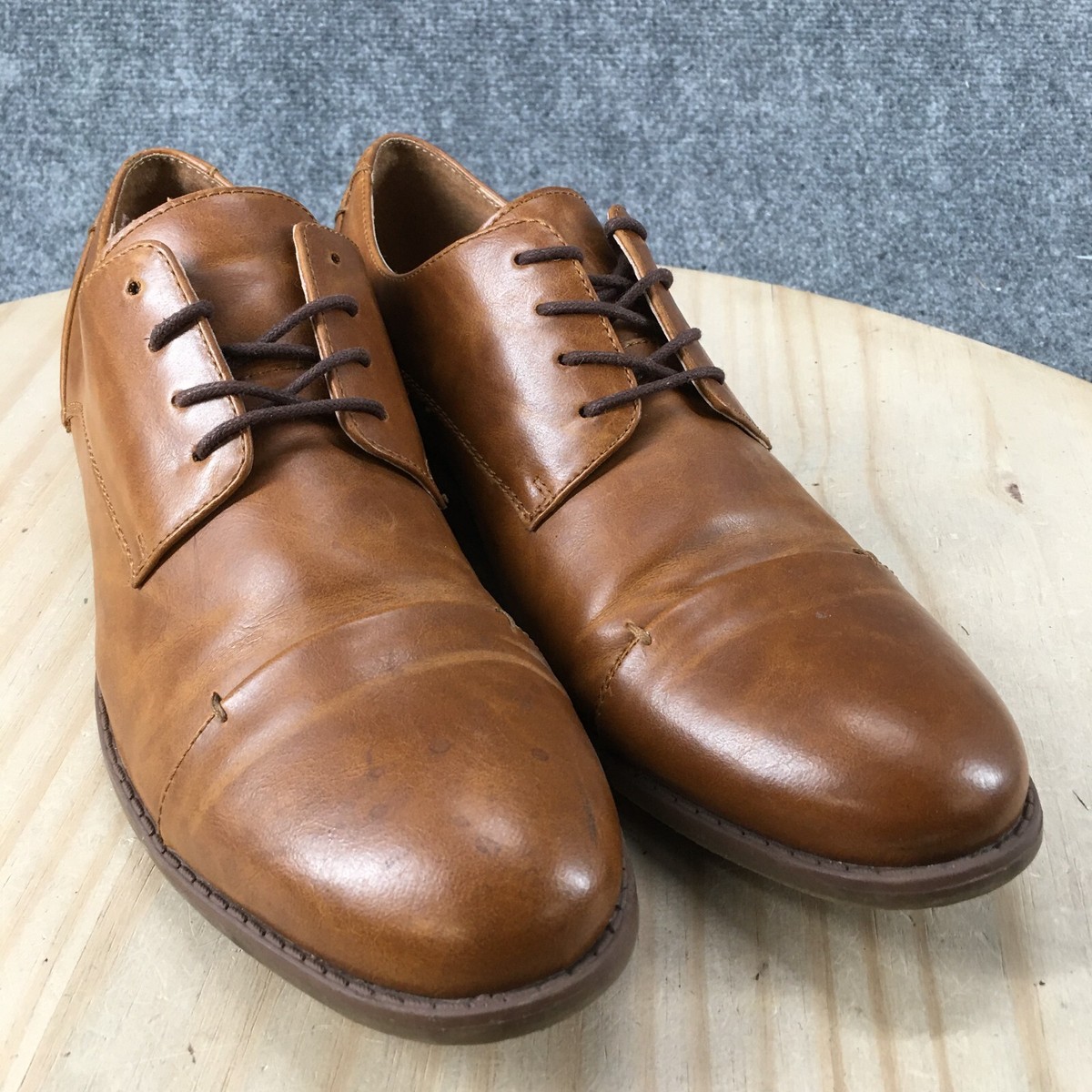 Sonoma Shoes Mens 8.5 M Brendan Dress Derby Oxford Brown  display picture 3