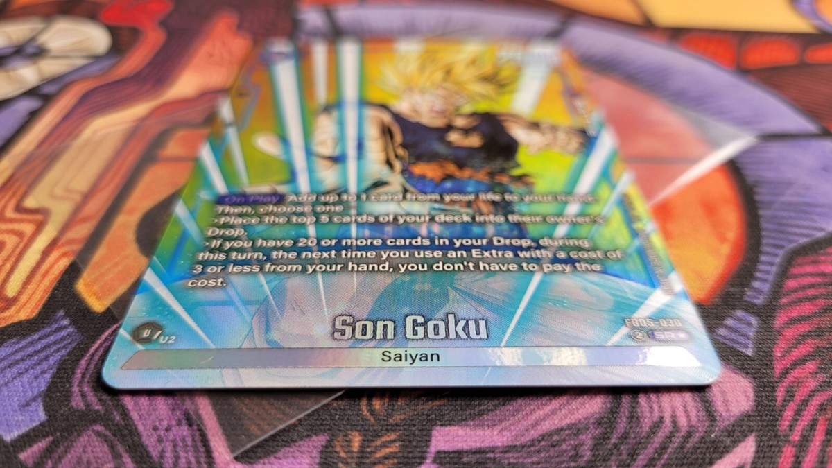 acgカード　　　　金⭐︎15 Son Goku FB05-030 Alternate Art New Adventure Dragon Ball
