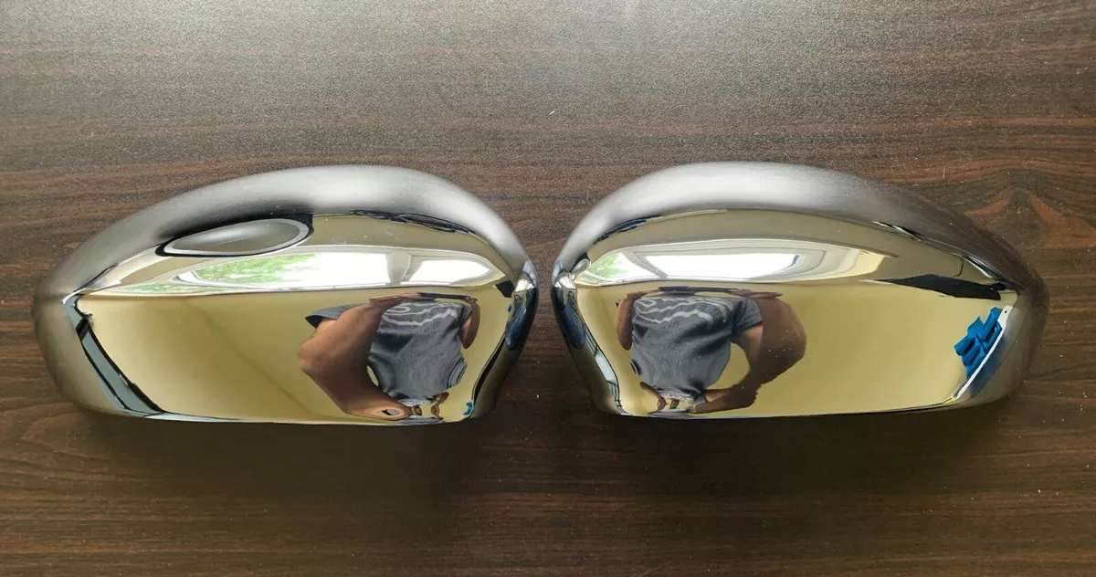 CHROME WING MIRROR COVERS FITS FIAT 500 595 695 ABARTH SPORT TURISMO COMPETZIONE