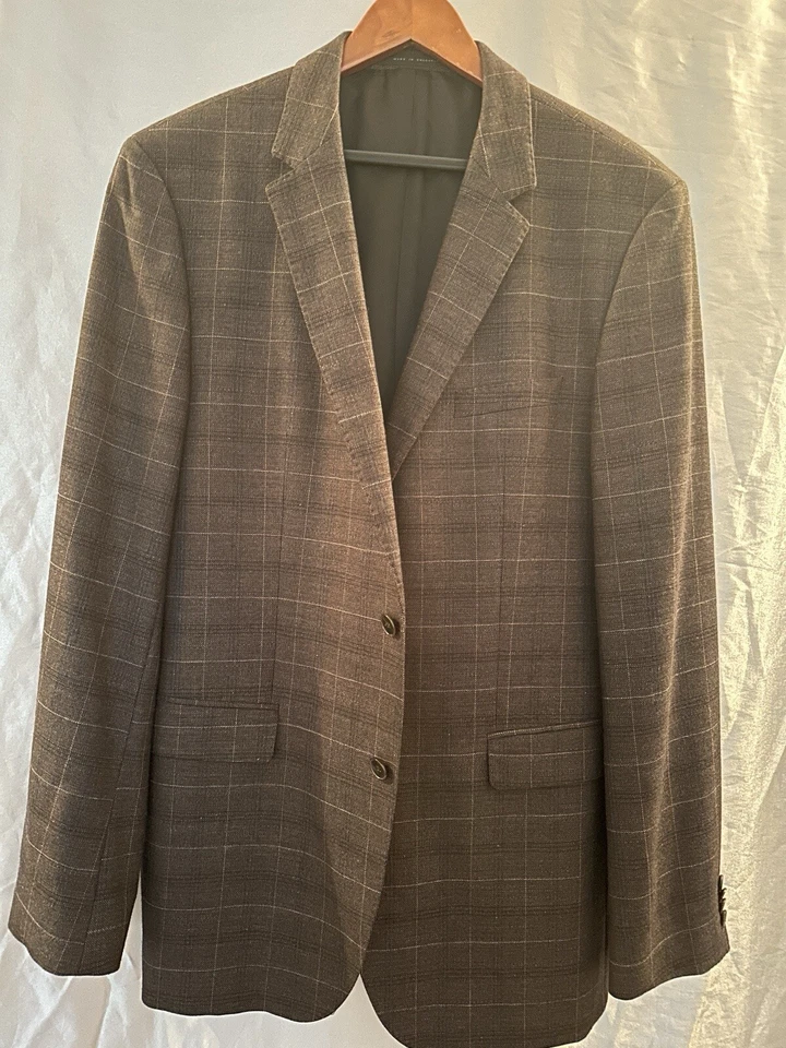 Nuevo Hugo Boss Traje de Lana Chaqueta Blazer Hombre Talla US 44L Foto 2 de 4