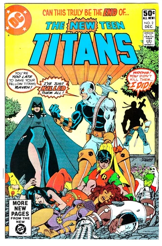 New Teen Titans #2 Trigon Deathstroke 1st App 1980 Perez High Grade Nm 9.4+