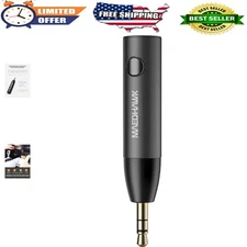 Bluetooth Aux Adapter 3.5mm for Car - Noise Cancelling Receiver, Hands-Free C...