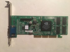 NVIDIA 180-P0039-0000-C AGP VIDEO CARD, DELL 5F734 REV A00