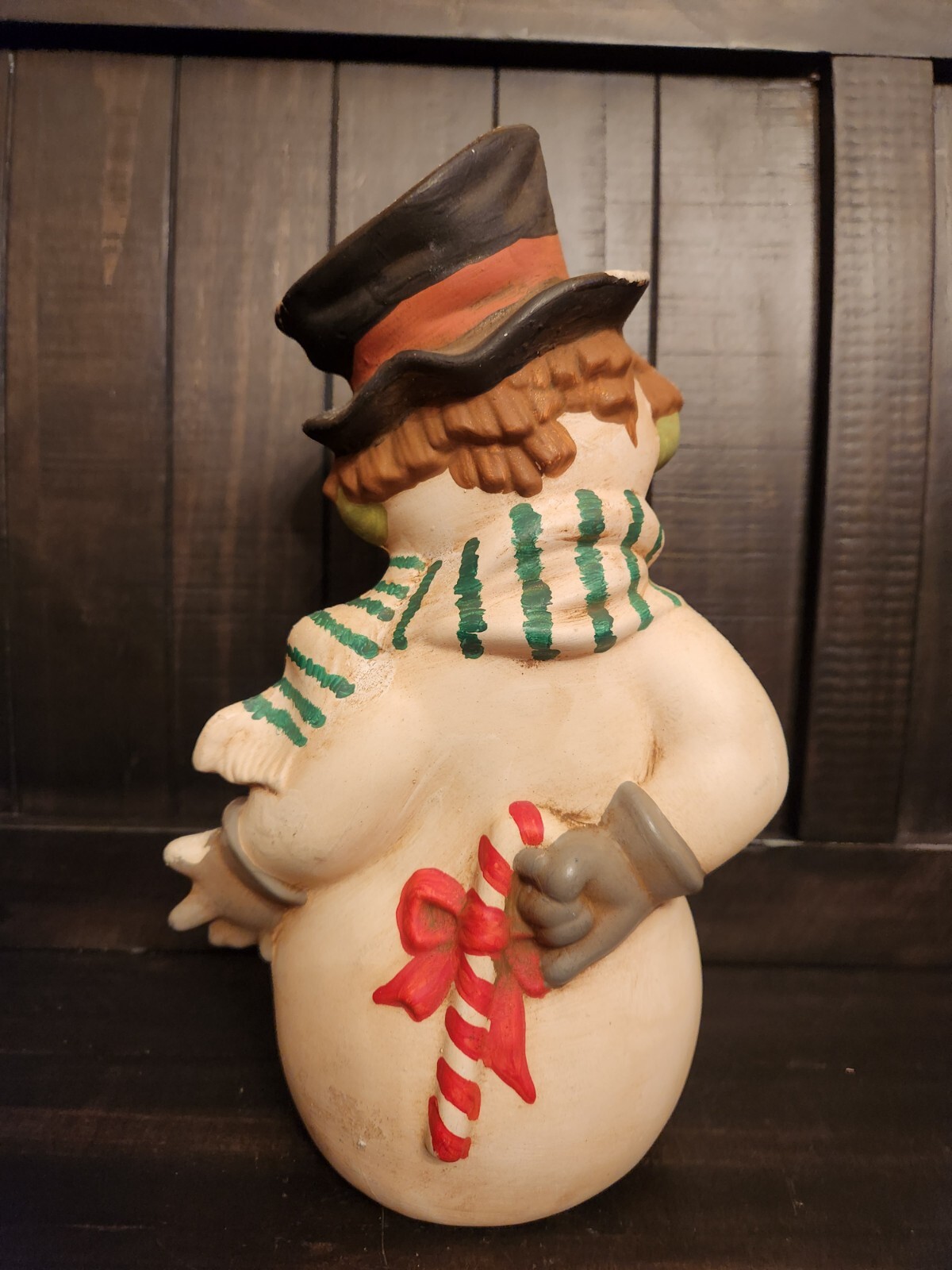 Snowman Frosty Vintage Ceramic Mold 11” Byron Molds
