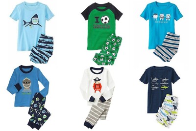 NWT Gymboree Boys Gymmies Pajamas  U-Pick Size: 18-24m, 2T, Kid 4, Kid 5