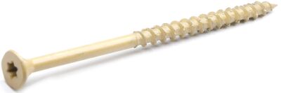 #8 x 3 Inch Deck Screws 50 Pcs - Star Drive Self-Tapping Ideal for Decks Fenc...