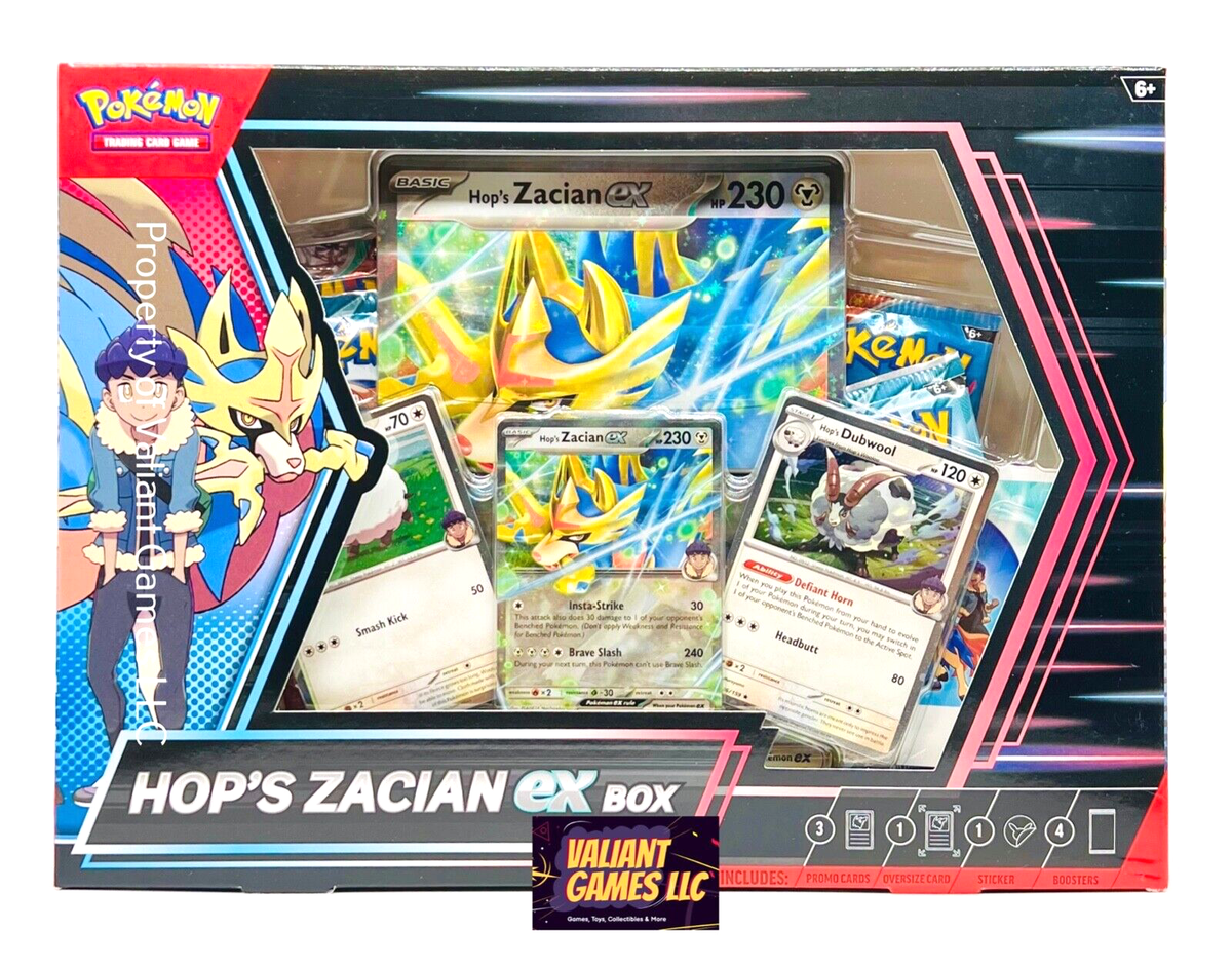 Pokemon TCG Hop's Zacian ex Box Sealed | eBay