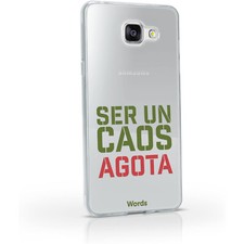 Carcasa transparente Words WOCT055 para Samsung Galaxy A5 (2017). 