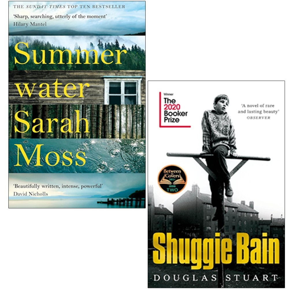 Summerwater By Sarah Moss, Shuggie Bain By Douglas Stuart 2 Books Collection Set