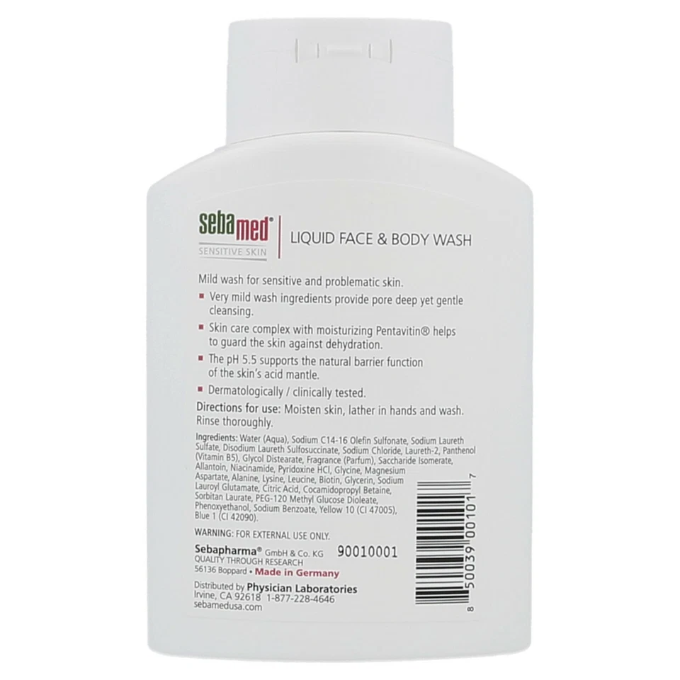 NUEVO Jabón Líquido Facial y Corporal Sebamed para Piel Sensible 100% Sin Jabón (200 ml) Foto 3 de 4