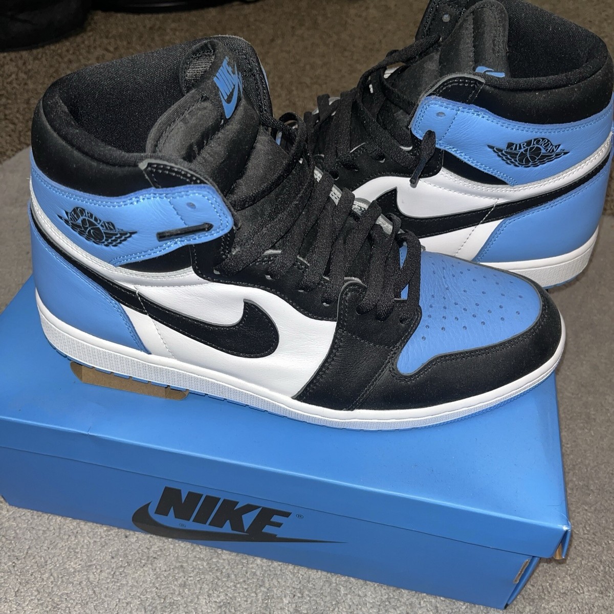 Size 13 - Jordan 1 Retro OG High UNC Toe | eBay