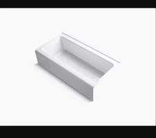 Bellwether 60 in. x 30 in. Soaking Bathtub with Right-Hand Drain in White