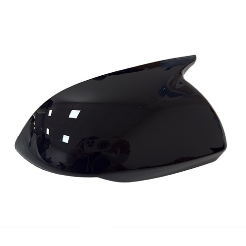 Para Kia Rio 2018-2023 2X ABS Negro Brillante Cuerno de Buey Espejo Retrovisor Tapacubos - Imagen 3 de 8