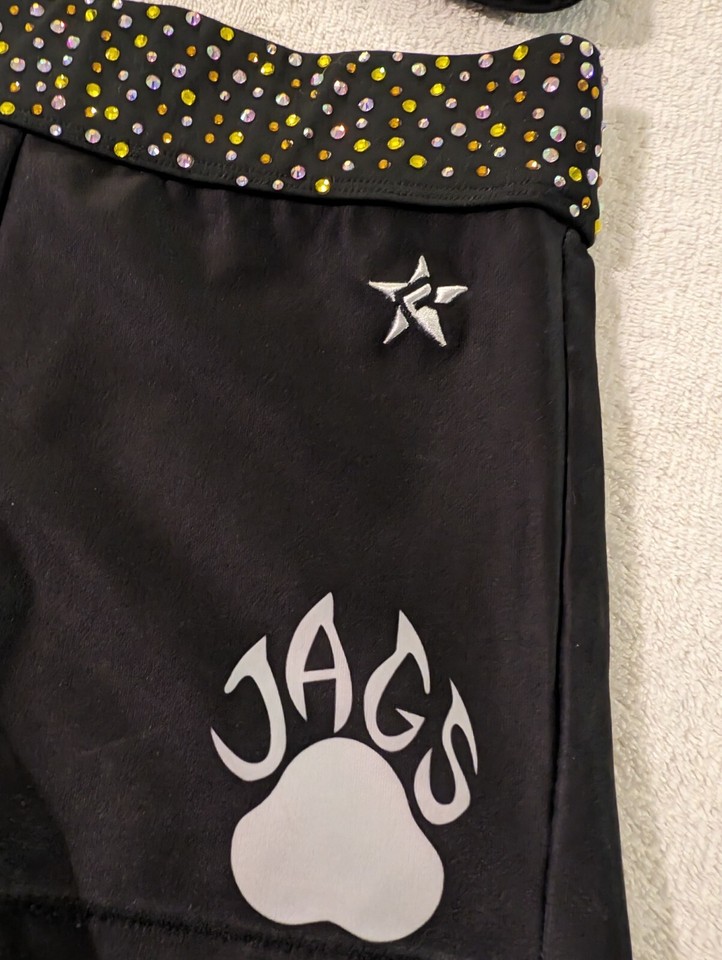 ICONIC Top Gun Jags REAL ALLSTAR Cheer Uniform Cheerleading Rebel