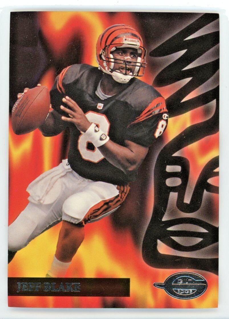 1996 Topps Gilt Edge Jeff Blake Card #83 Football