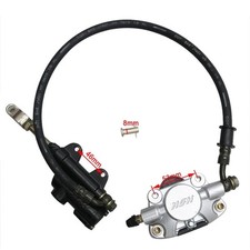 Rear Hydraulic Brake Assembly Caliper Master Cylinder Kit ATV Quad Buggy 125cc