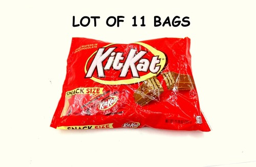 LOT OF 11 - KitKat Snack Size 10.78 oz bags