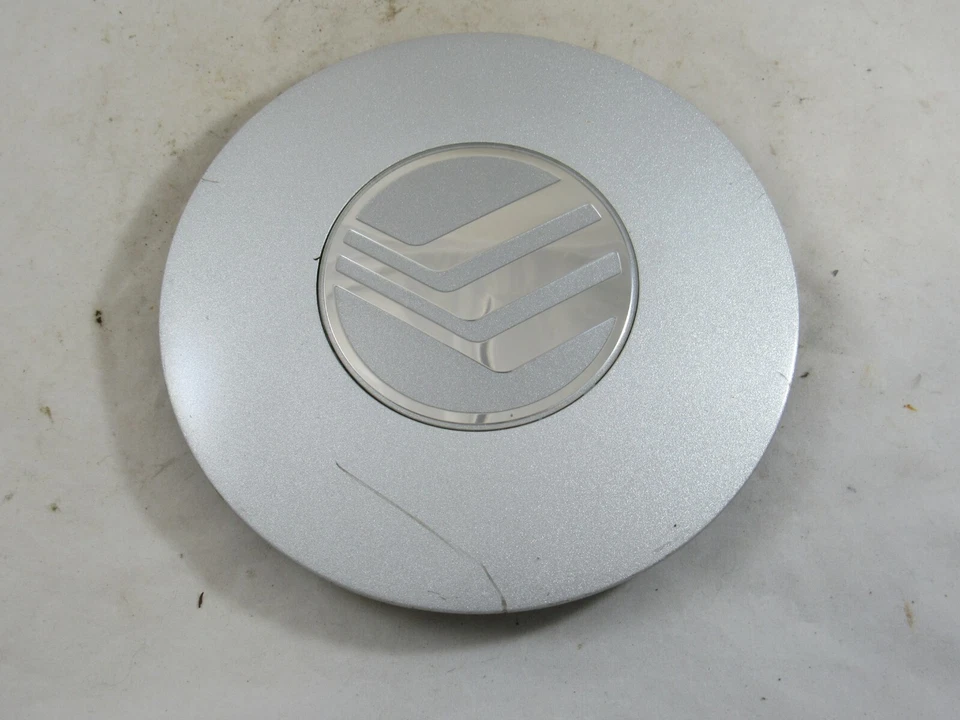 Conjunto de 3 tampas de roda central prata mercury sable fabricante de equipamento original 1996-1998 7 1/4" - Imagem 2 de 4