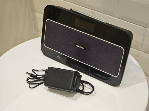 Bush Touch DAB FM Radio with iPod 30 pin dock AUX IN Line Out Power Supply Black - Picture 11 of 11