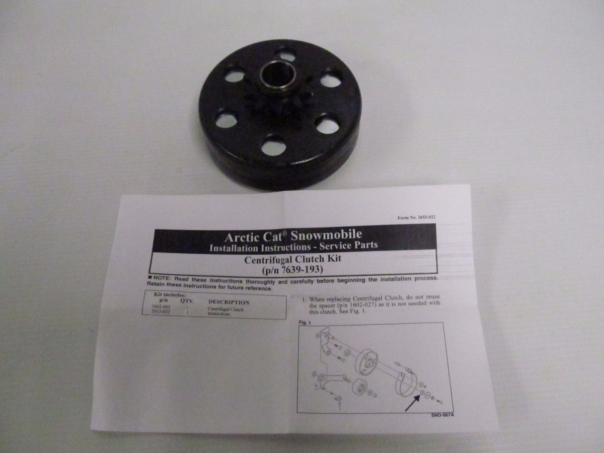 OEM Arctic Cat Snowmobile Centrifugal Clutch 2000-2015 Z120 7639