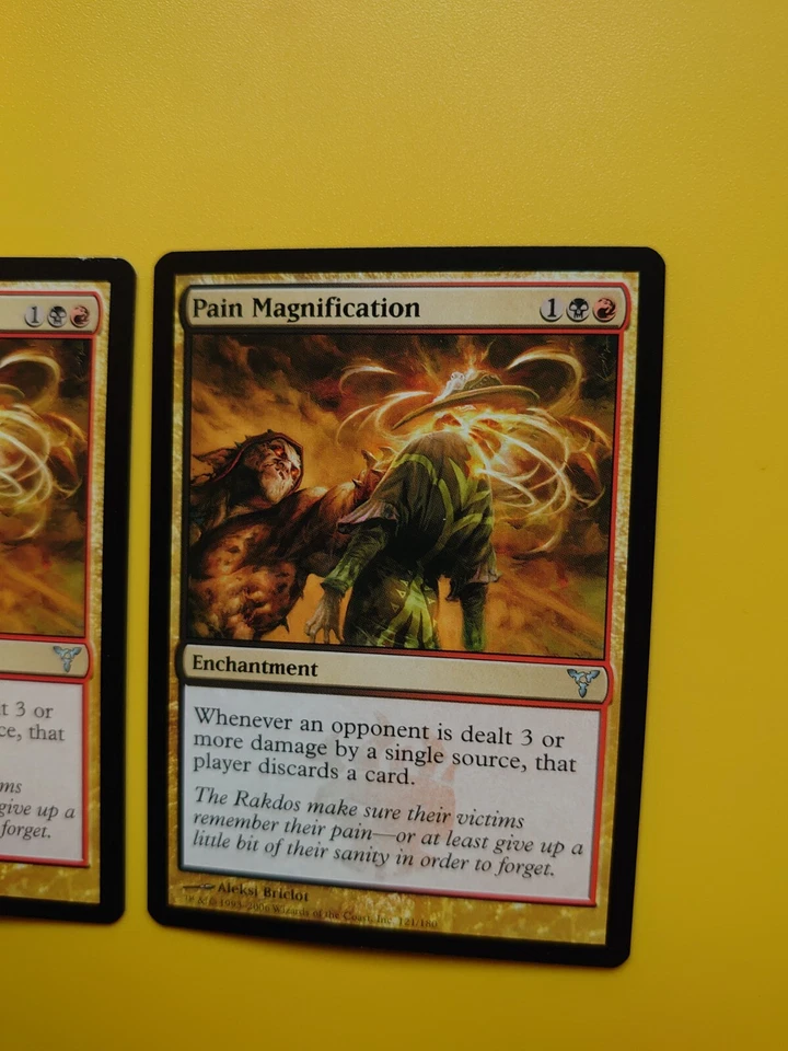 MTG Card.  Pain Magnification x2  Enchantment  dissension  2 cards - Image 3 of 4