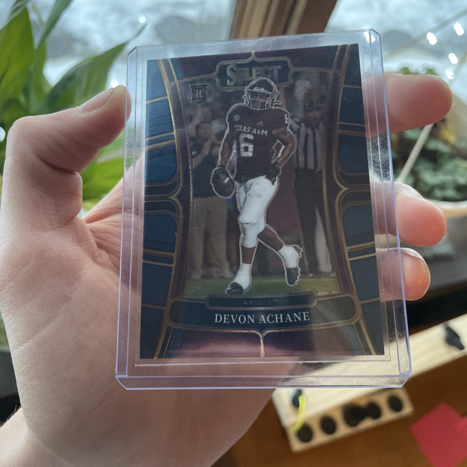 2023 Panini Select Draft Picks - Concourse Blue #20 De'Von Achane (RC)