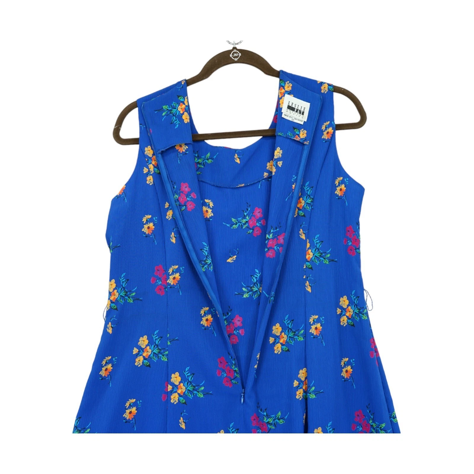 PALM ANGELS Set abiti floreali vintage Leslie Fay Petite blu taglia 12P 100% poliestere