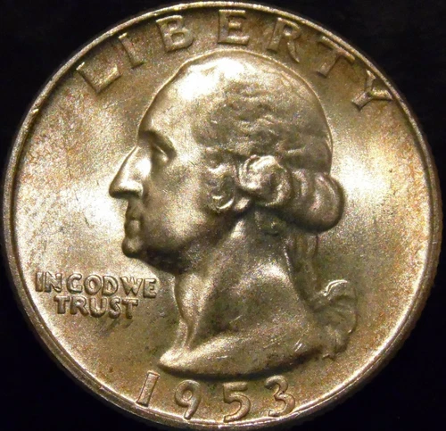 1953-D/S Washington Quarter Gem BU Uncirculated FS-601
