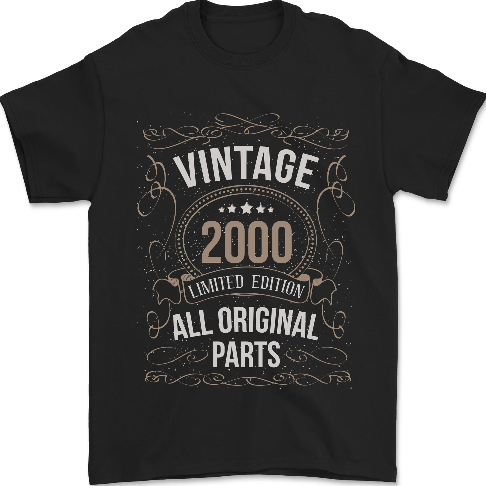 24th Birthday Limited Edition 2000 Mens T-Shirt 100% Cotton
