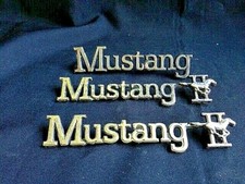 VINTAGE FORD MUSTANG II NAME PLATES EMBLEMS TRIM PCS Choice of 5 Options