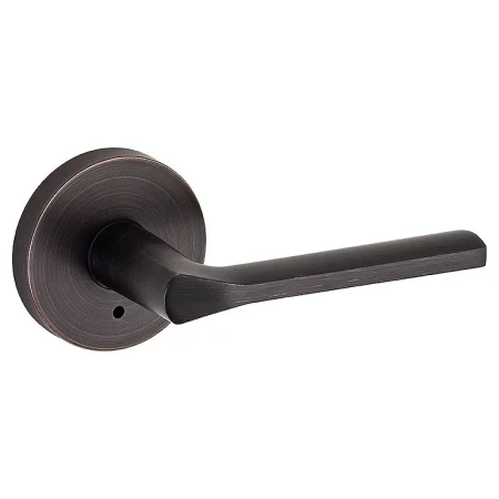Kwikset Lisbon Privacy Door Lever Set in Venetian Bronze 155LSLRDT-11P-image