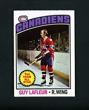 Guy Lafleur 1976 Topps (HOF) Montreal Canadiens #163 NM+