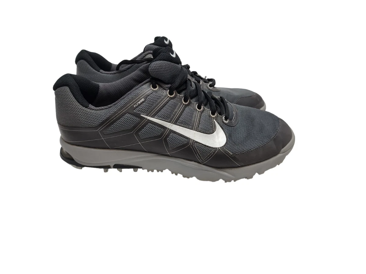 Discontinued Nike Air Men Golf Shoes Range WP II Sz 9.5 Flywire Gray 533093 001