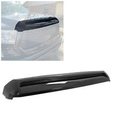 Gloss Black Front Upper Hood Bulge Molding Grille Trim For Toyota Tundra 2014-21