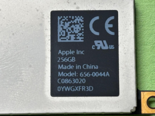 🍁GENUINE Apple MacBook Pro 13" A1708 Late 2016 2017 256GB SSD 656-0044A - Picture 2 of 3
