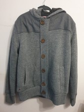 Kangol Coat Grey Size Large Double Closure Preloved