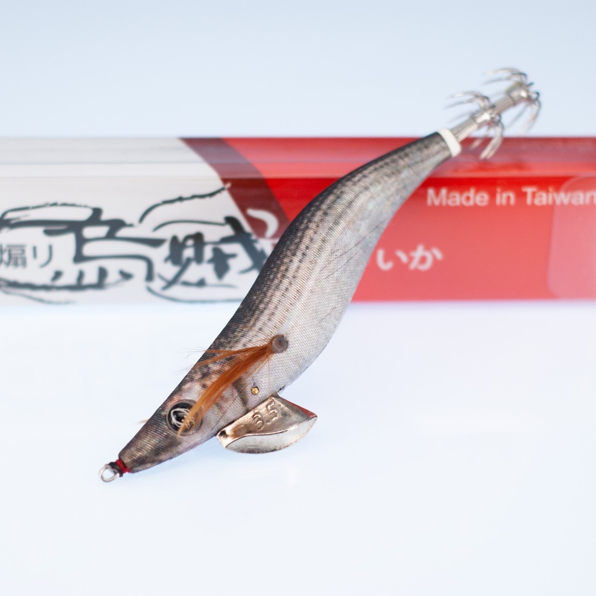 RUI GS05 Squid Jig 4.0 – 25g Affondante Argento Per Pesca Al Calamaro In Mare